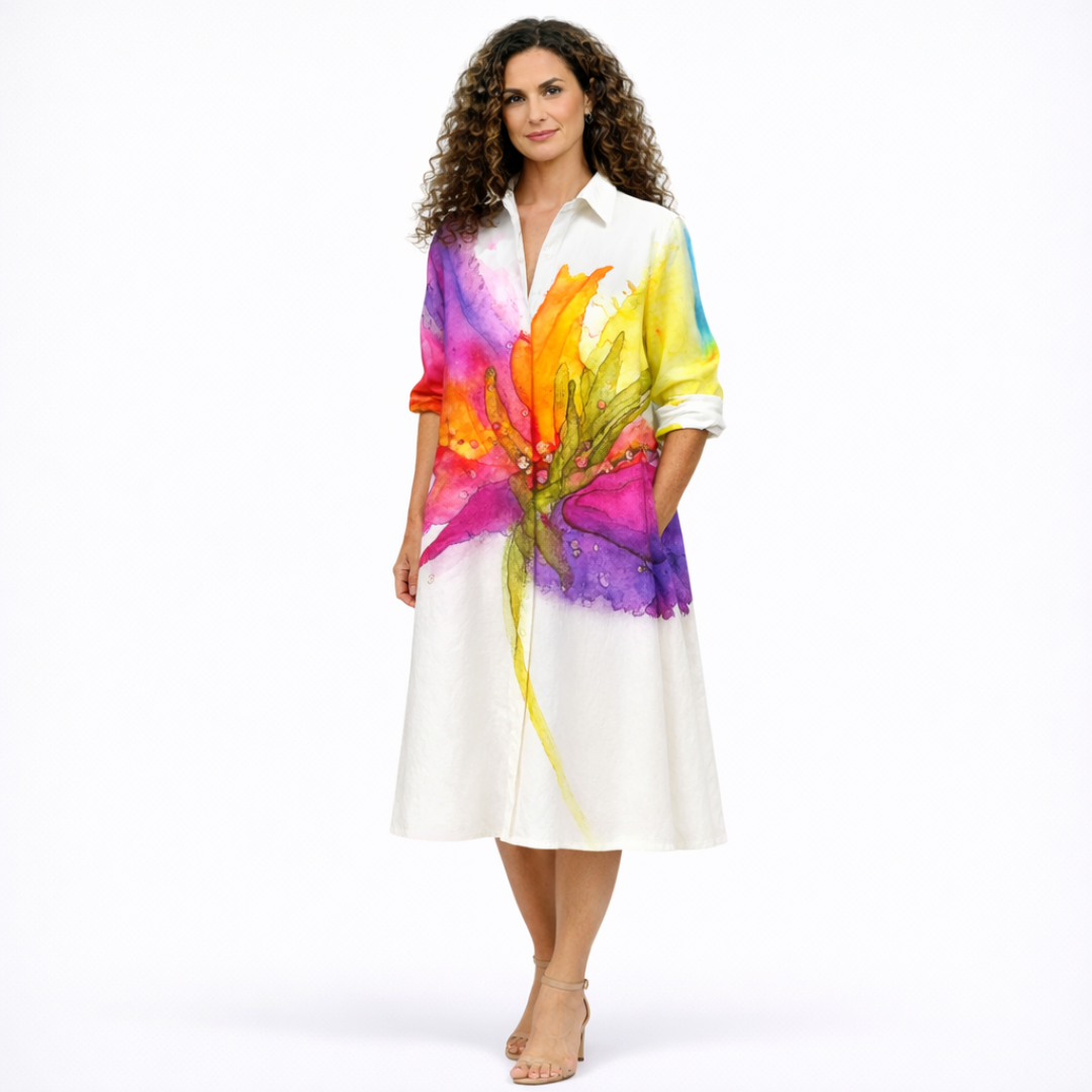 Marisa Elegante Vestido Midi