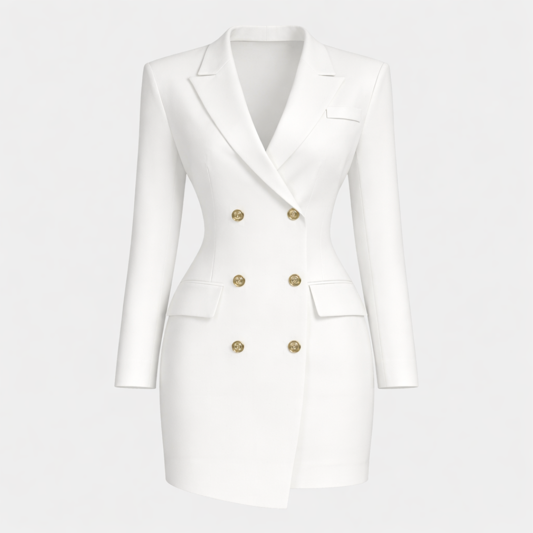 Aurora Vestido Con Botones